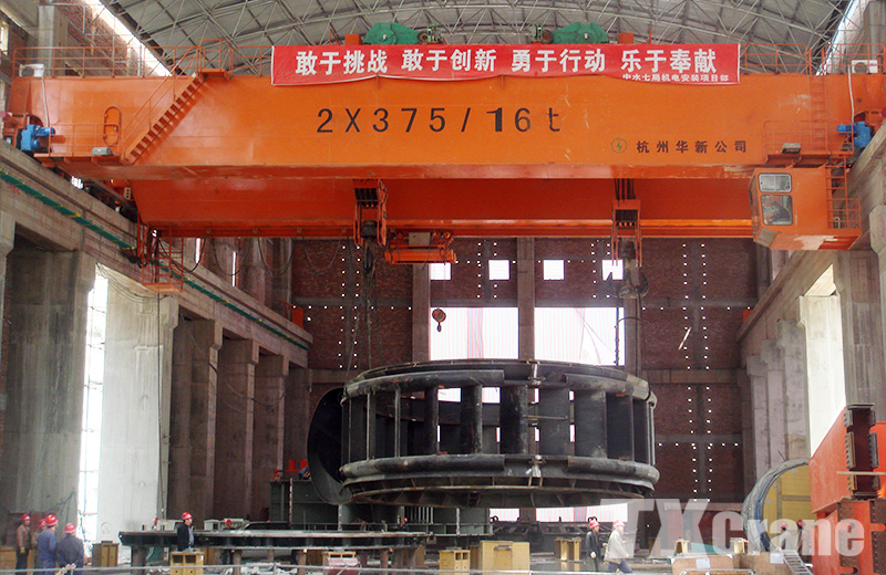 Hydropower crane application